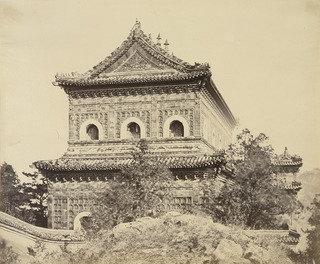 WikiOO.org - Encyclopedia of Fine Arts - Maleri, Artwork Felice Beato - The Great Imperial Porcelain Palace, Yuen Ming Yuen, Pekin