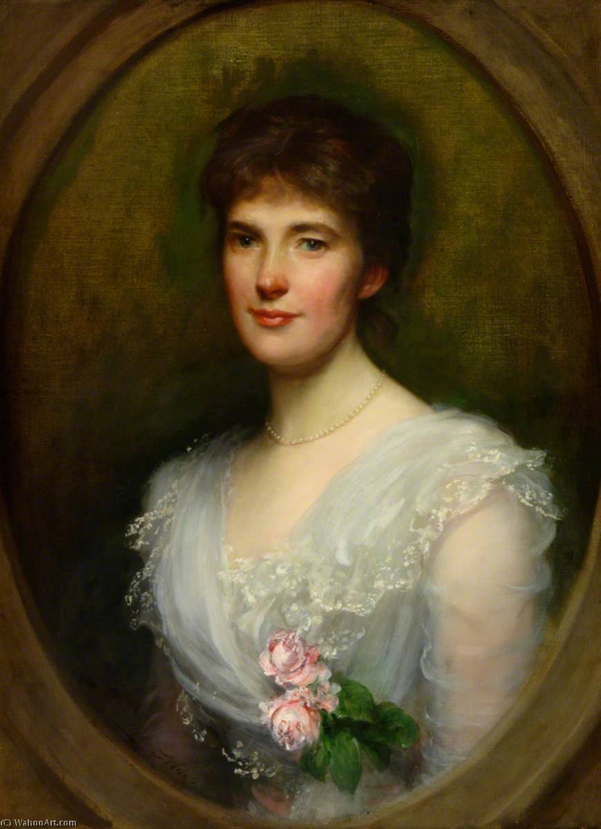 Wikioo.org - The Encyclopedia of Fine Arts - Painting, Artwork by Samuel Luke Fildes - Annie Winifred Marsden Smedley