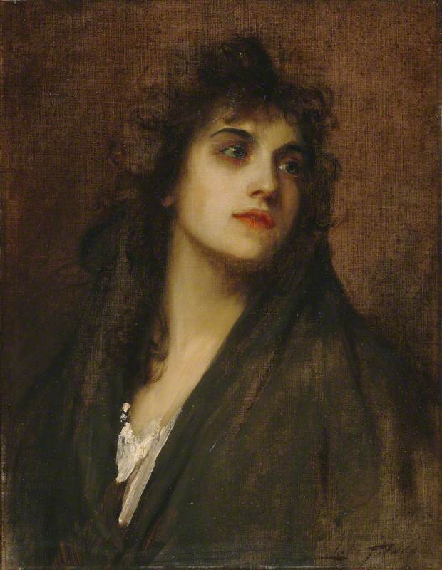 Wikioo.org - The Encyclopedia of Fine Arts - Painting, Artwork by Samuel Luke Fildes - A Devotee