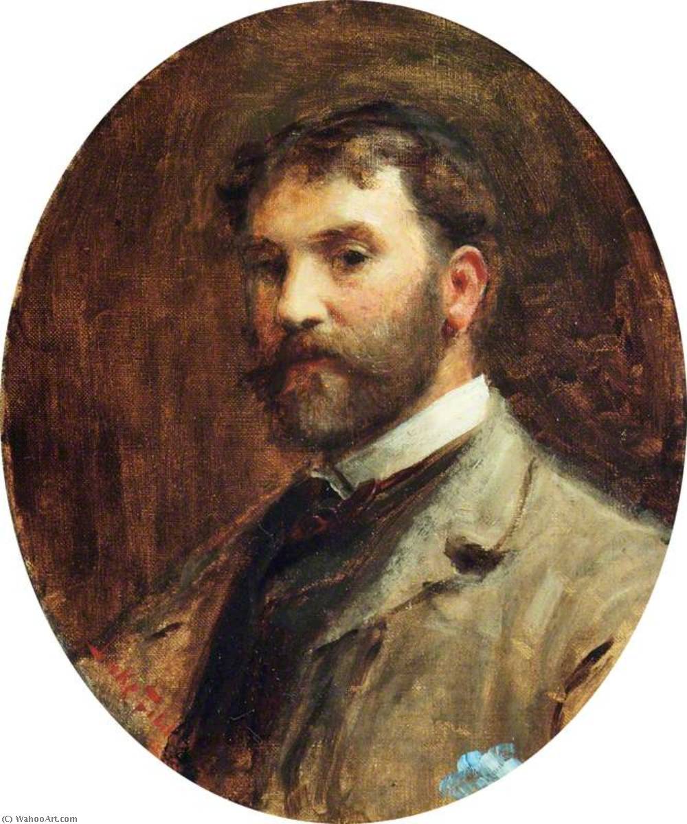 WikiOO.org - Enciklopedija dailės - Tapyba, meno kuriniai Samuel Luke Fildes - Self Portrait
