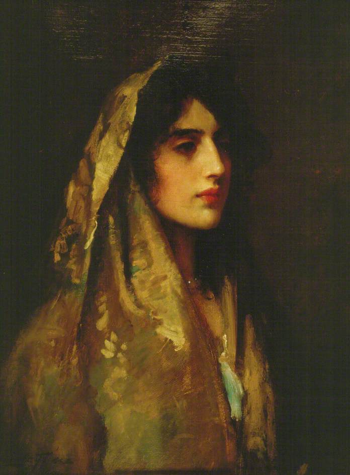 Wikioo.org - The Encyclopedia of Fine Arts - Painting, Artwork by Samuel Luke Fildes - Naomi