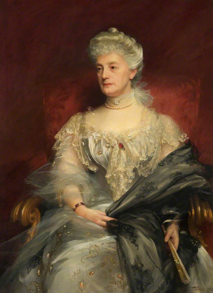 Wikioo.org - The Encyclopedia of Fine Arts - Painting, Artwork by Samuel Luke Fildes - Lady Royds (1846–1925)