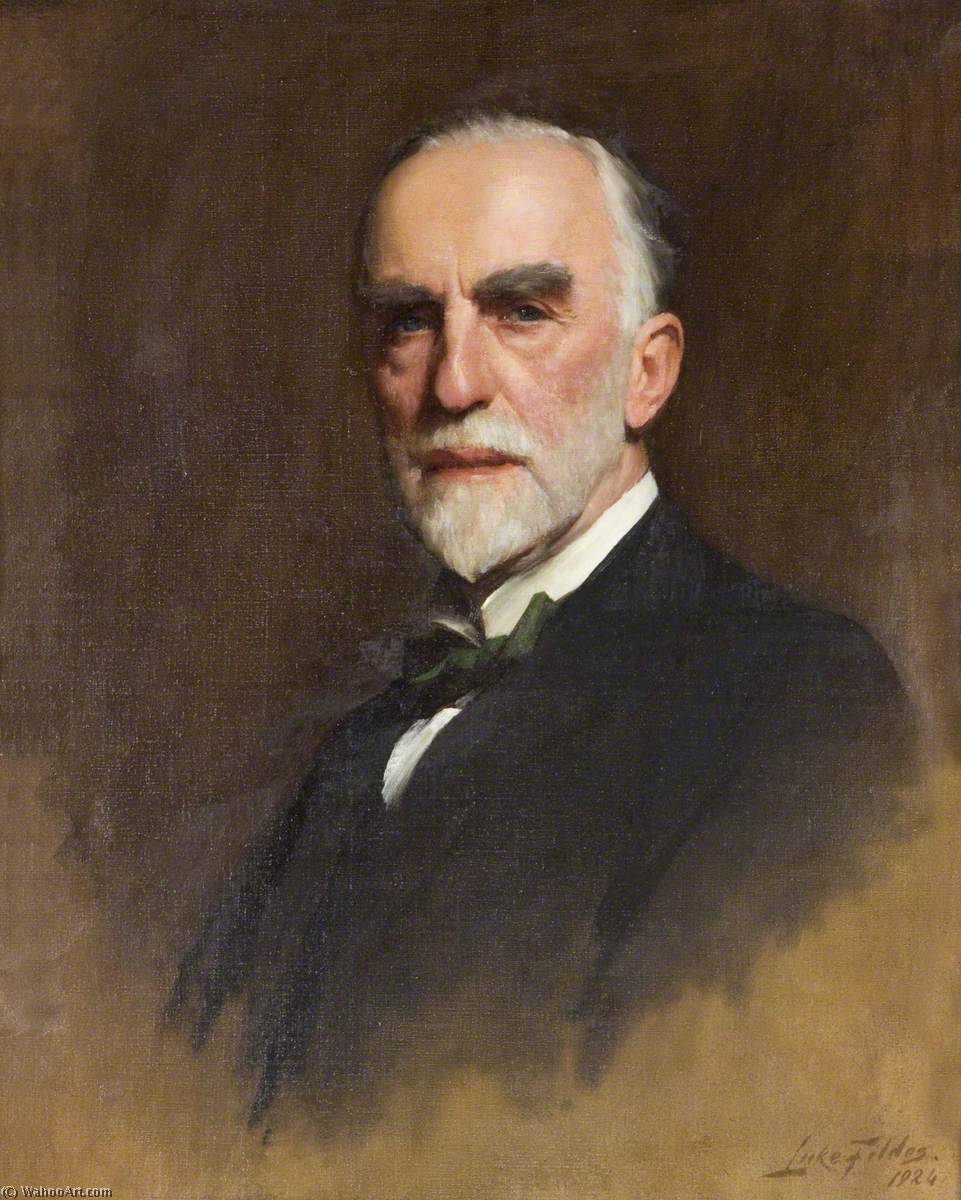 WikiOO.org - 백과 사전 - 회화, 삽화 Samuel Luke Fildes - Sir William Goscombe John (1860–1952)
