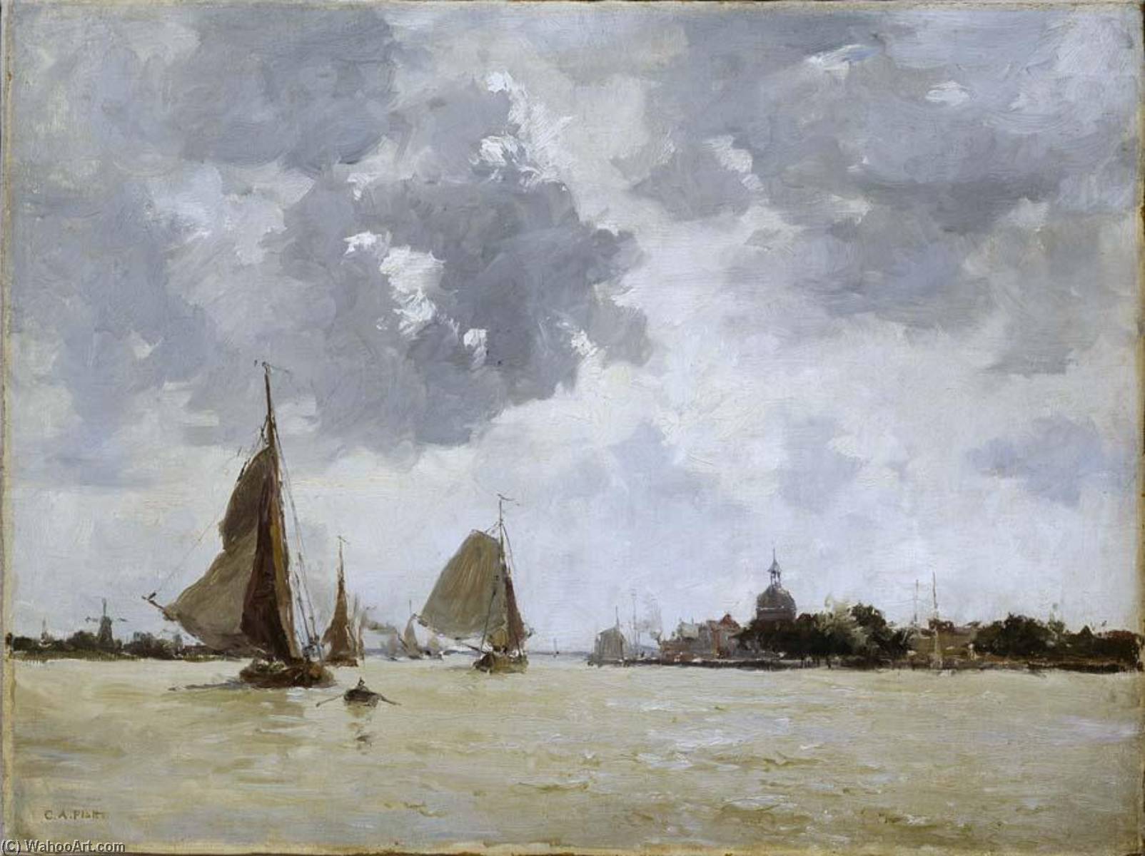 Wikioo.org – L'Encyclopédie des Beaux Arts - Peinture, Oeuvre de Charles Adams Platt - Dordrecht