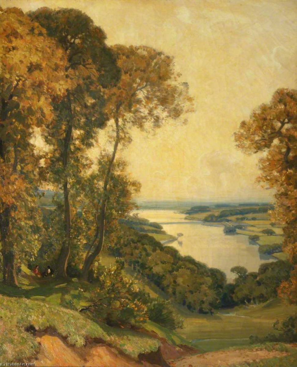Wikioo.org - The Encyclopedia of Fine Arts - Painting, Artwork by Alfred East - Rivington Water