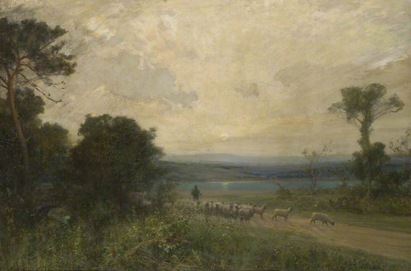 Wikioo.org - The Encyclopedia of Fine Arts - Painting, Artwork by Alfred East - Early Summer Morning