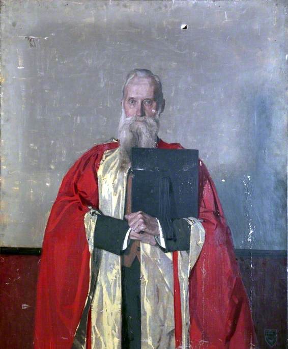 Wikioo.org - The Encyclopedia of Fine Arts - Painting, Artwork by Keith Henderson - Professor James Campbell Brown, LLD, Grant Chair of Chemistry, University of Liverpool (1881–1910)
