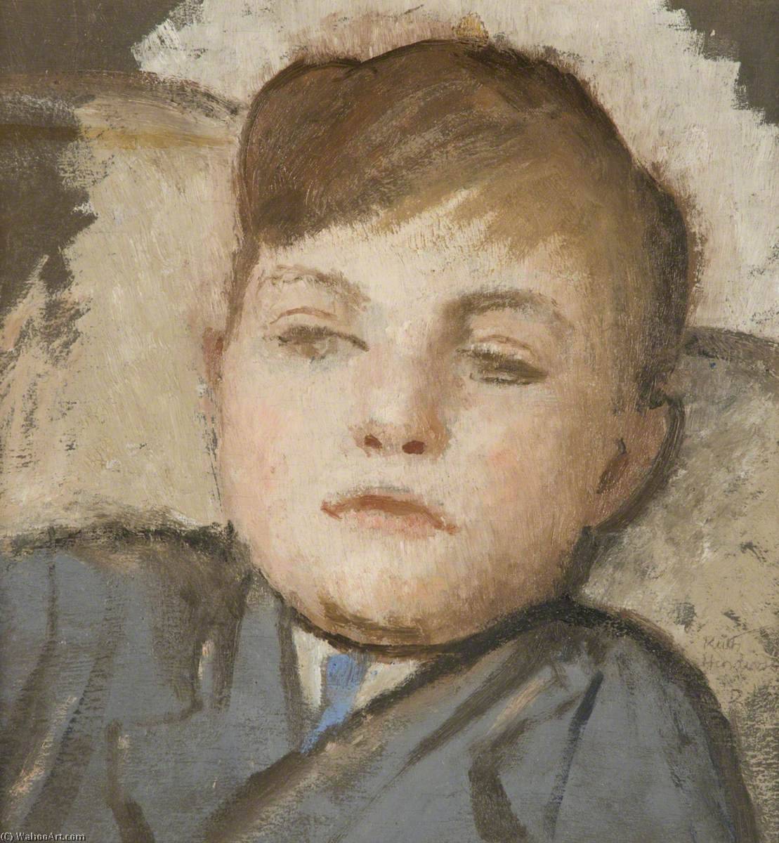 WikiOO.org - Encyclopedia of Fine Arts - Maleri, Artwork Keith Henderson - A Two Hour Study of a Boy