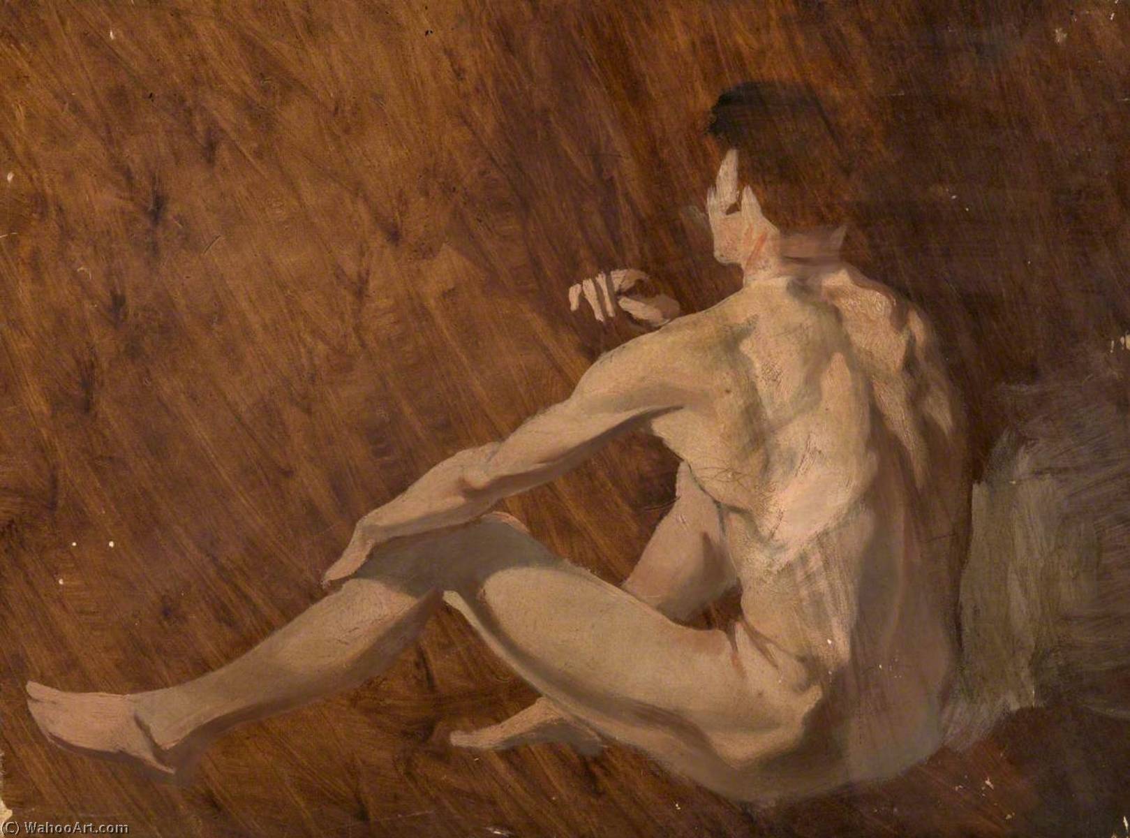 WikiOO.org - Enciklopedija dailės - Tapyba, meno kuriniai William Etty - An Evening's Work by the Model from Palette