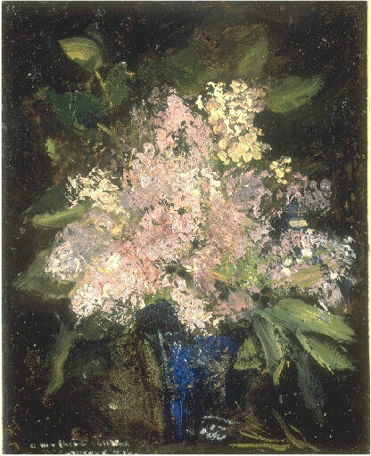 Wikioo.org – La Enciclopedia de las Bellas Artes - Pintura, Obras de arte de Jean Baptiste Carpeaux - Ramo de flores delaware lilas