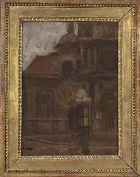 Wikioo.org - The Encyclopedia of Fine Arts - Painting, Artwork by Walter Richard Sickert - L'église Saint Rémy à Dieppe (portail ouest)