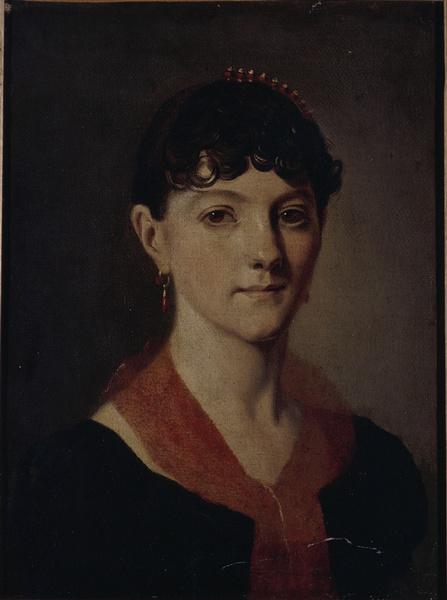 Wikioo.org - The Encyclopedia of Fine Arts - Painting, Artwork by Louis Léopold Boilly - Portrait de femme