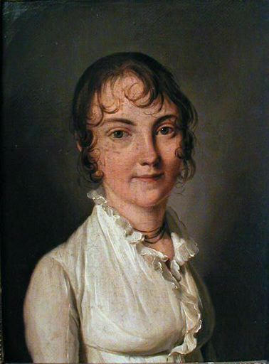 Wikioo.org - The Encyclopedia of Fine Arts - Painting, Artwork by Louis Léopold Boilly - Portrait de jeune femme en blanc