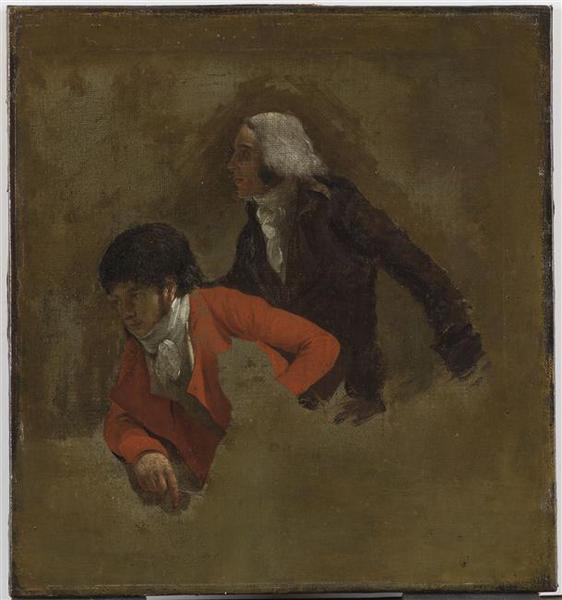 WikiOO.org - 백과 사전 - 회화, 삽화 Louis Léopold Boilly - Portraits de Jean Baptiste Isabey (1767 1855) peintre miniaturiste et de Nicolas Antoine Taunay (1755 1830), peintre de paysages