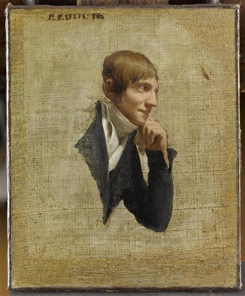 WikiOO.org - Εγκυκλοπαίδεια Καλών Τεχνών - Ζωγραφική, έργα τέχνης Louis Léopold Boilly - Portrait de Pierre Joseph Redouté, (1759 1840), peintre de fleurs