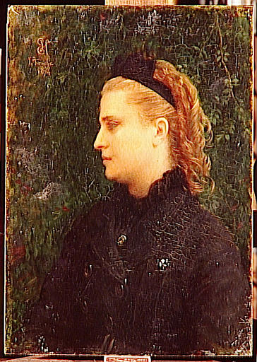 Wikioo.org - The Encyclopedia of Fine Arts - Painting, Artwork by Ernest Hébert (Antoine Auguste Ernest Hebert) - Madame Maximilien Wey