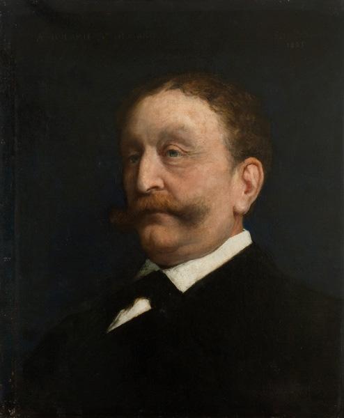 Wikioo.org - The Encyclopedia of Fine Arts - Painting, Artwork by Jules Elie Delauney - Portrait de Monsieur Dreyfus (ou Ulmann)