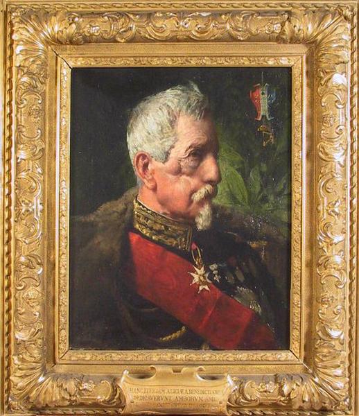 WikiOO.org - אנציקלופדיה לאמנויות יפות - ציור, יצירות אמנות Jules Elie Delauney - Portrait du Général Emile Mellinet