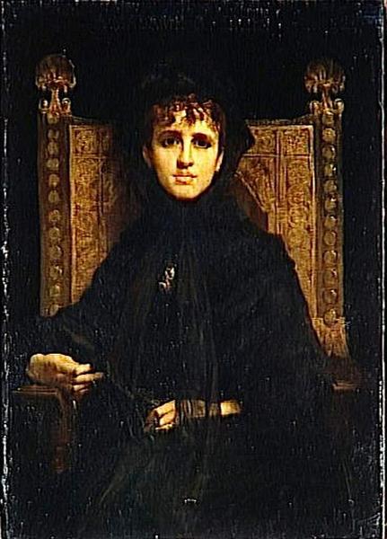 WikiOO.org - Encyclopedia of Fine Arts - Maleri, Artwork Jules Elie Delauney - Madame Georges Bizet