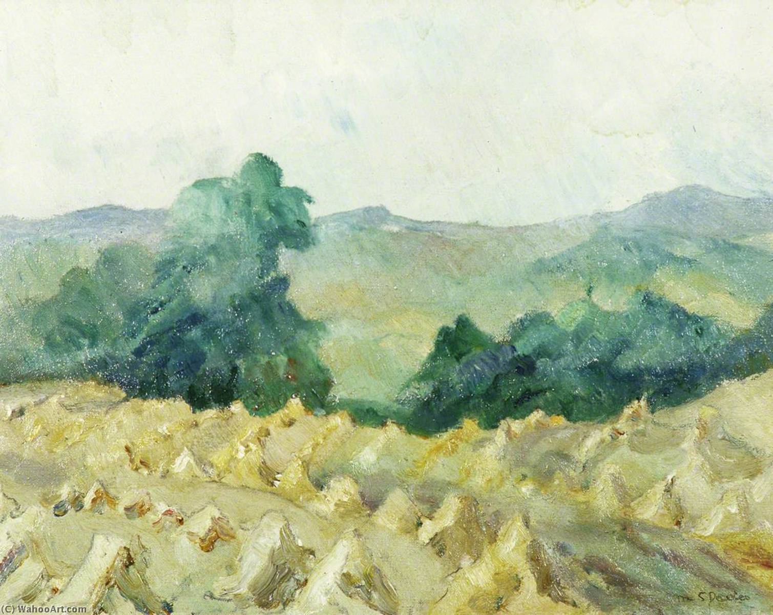 Wikioo.org - The Encyclopedia of Fine Arts - Painting, Artwork by Margaret Sidney Davies - The Harvest