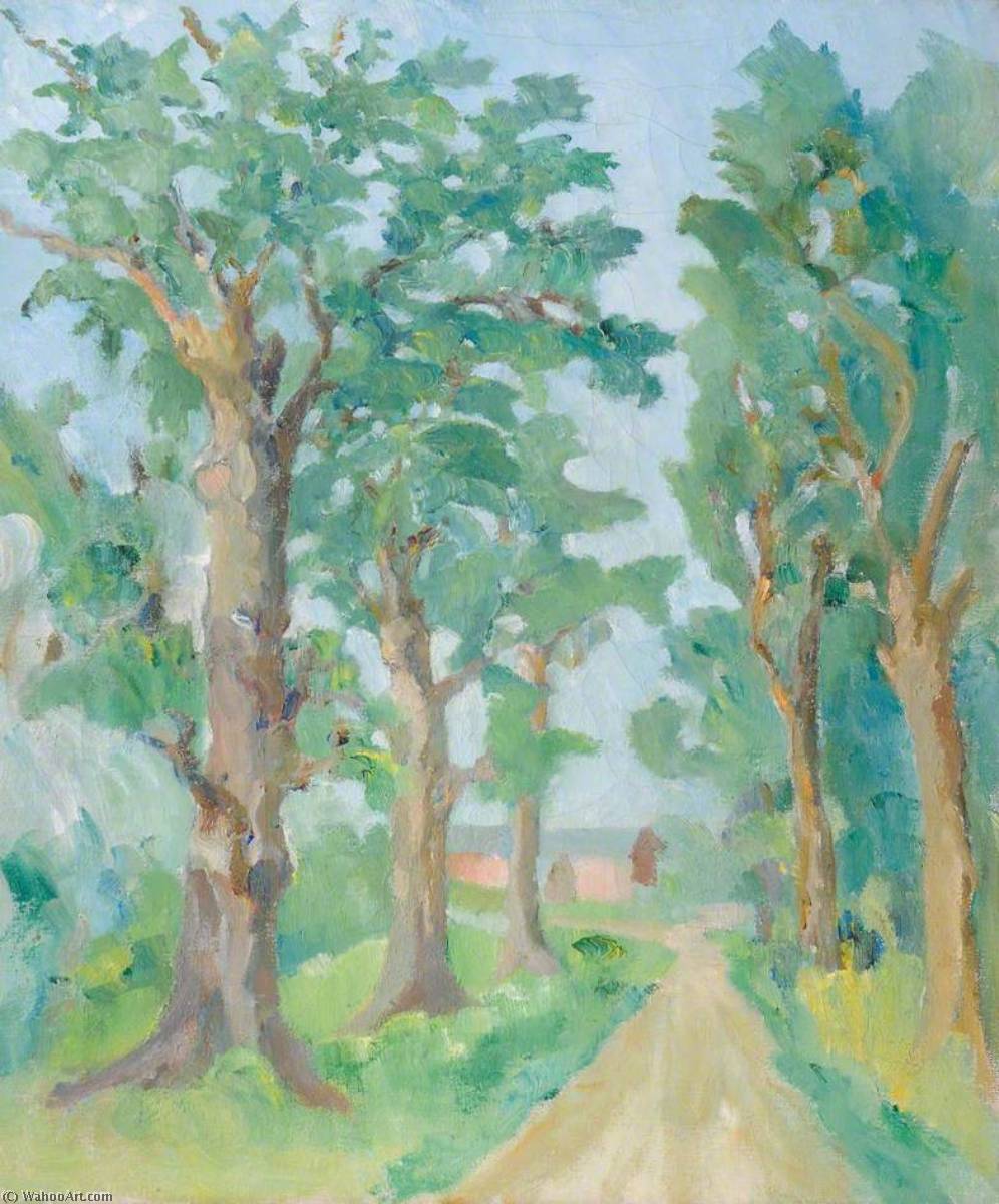 Wikioo.org – L'Encyclopédie des Beaux Arts - Peinture, Oeuvre de Margaret Sidney Davies - de nouvelles maison au  croisement de chemins