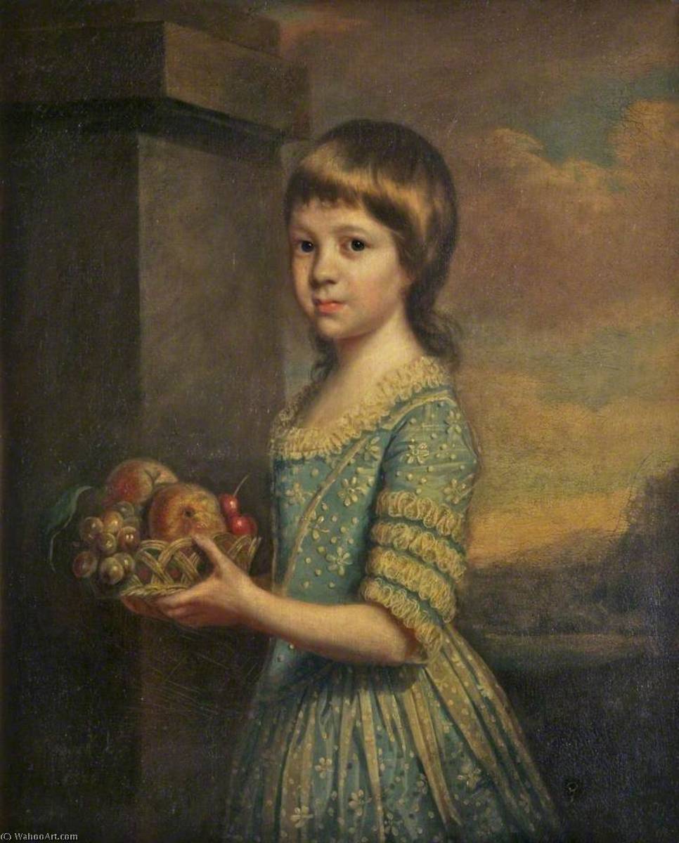 WikiOO.org - Encyclopedia of Fine Arts - Målning, konstverk Thomas Beach - Maria Craven (1769–1851), Later Countess of Sefton, as a Young Girl