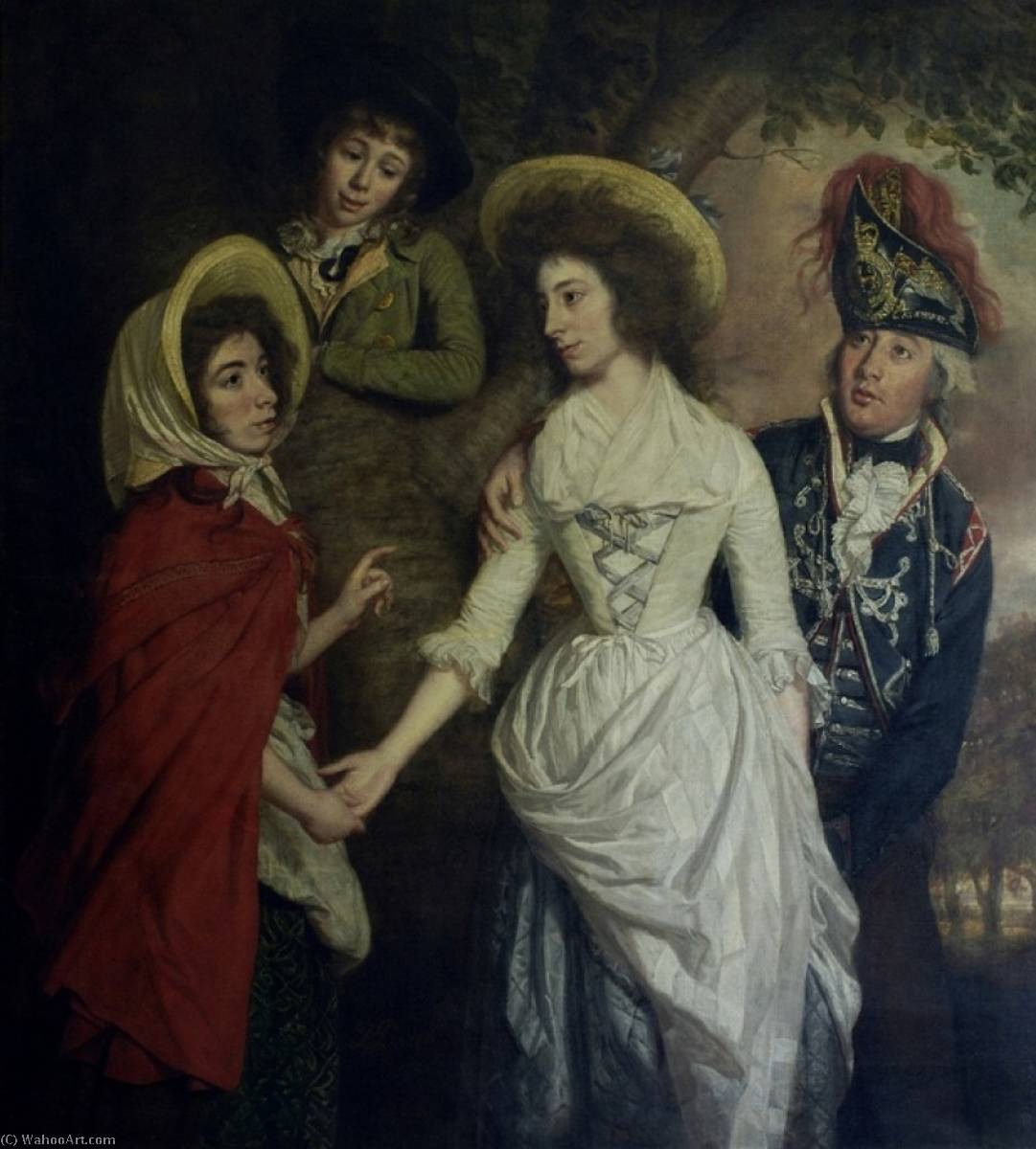 WikiOO.org - Encyclopedia of Fine Arts - Maľba, Artwork Thomas Beach - The Stapleton Family