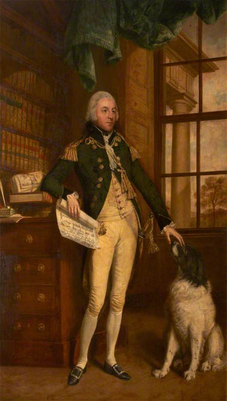 WikiOO.org - Güzel Sanatlar Ansiklopedisi - Resim, Resimler Thomas Beach - Sir John William De la Pole (1757–1799), 6th Bt