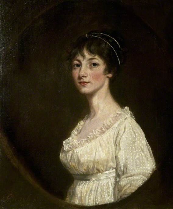 Wikioo.org - The Encyclopedia of Fine Arts - Painting, Artwork by Thomas Beach - Portrait of a Girl of the Burnaby Family