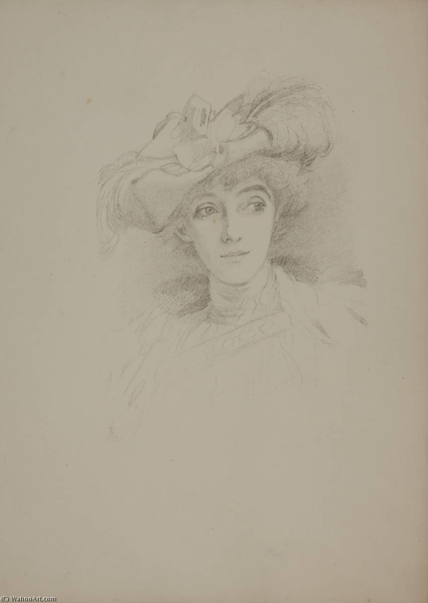 WikiOO.org - Encyclopedia of Fine Arts - Festés, Grafika Violet Manners - Mrs Beerbohm Tree (1863–1937)