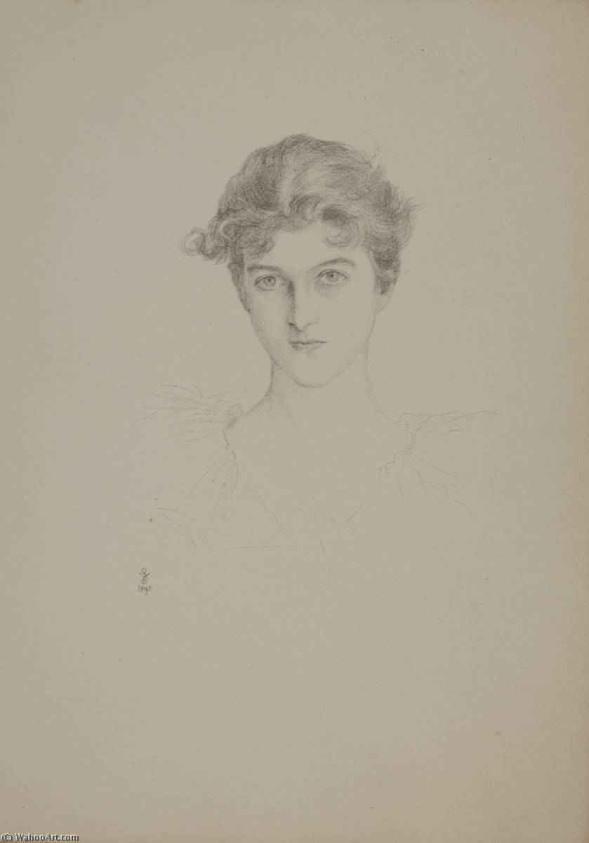 Wikioo.org – L'Enciclopedia delle Belle Arti - Pittura, Opere di Violet Manners - la signora e . Tennant , dietro lady glenconner ( 1859–1920 )