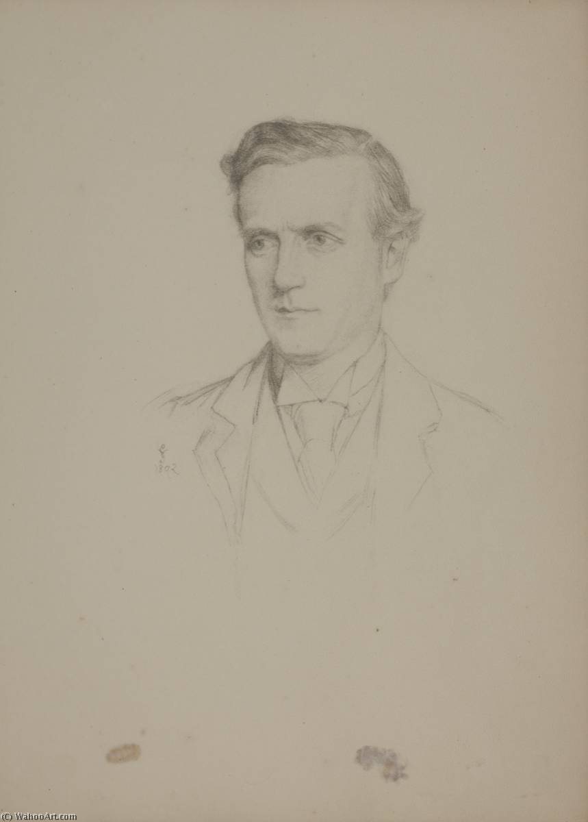 WikiOO.org - Encyclopedia of Fine Arts - Maalaus, taideteos Violet Manners - The Earl of Oxford and Asquith, Husband of 'Margot' (1852–1928)
