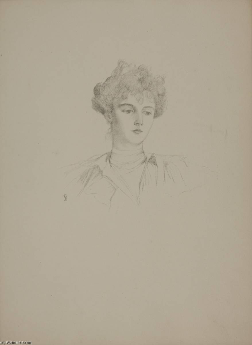 WikiOO.org – 美術百科全書 - 繪畫，作品 Violet Manners - 海伦夫人 文森特 , 之后 子爵夫人 d'Abernon ( 1866–1954 )