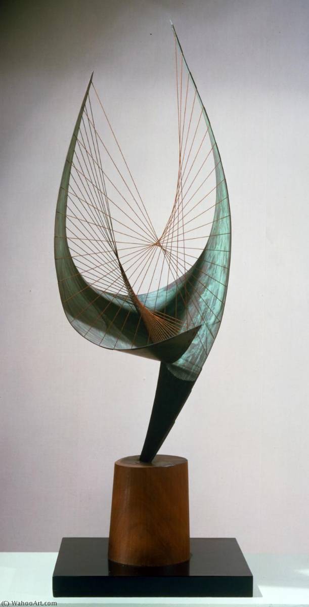 Wikioo.org - The Encyclopedia of Fine Arts - Painting, Artwork by Dame Barbara Hepworth - Orpheus (Maquette 2) (Version II)