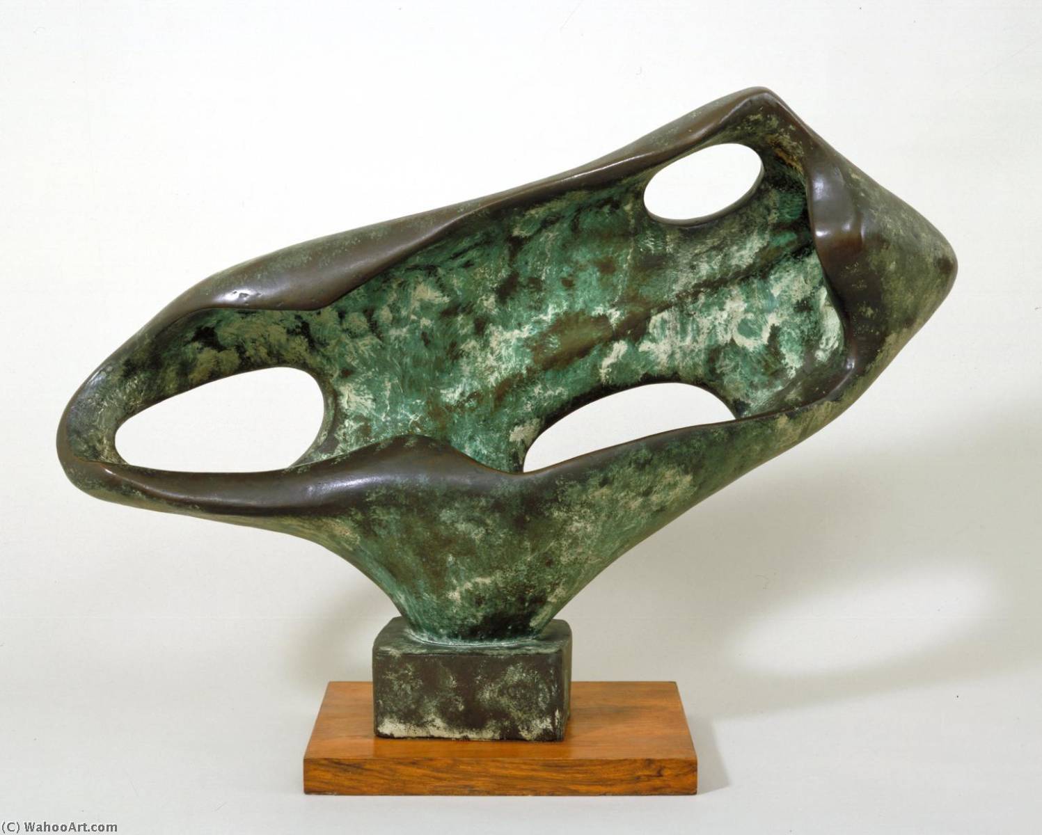 WikiOO.org - Encyclopedia of Fine Arts - Maalaus, taideteos Dame Barbara Hepworth - Sea Form (Porthmeor)