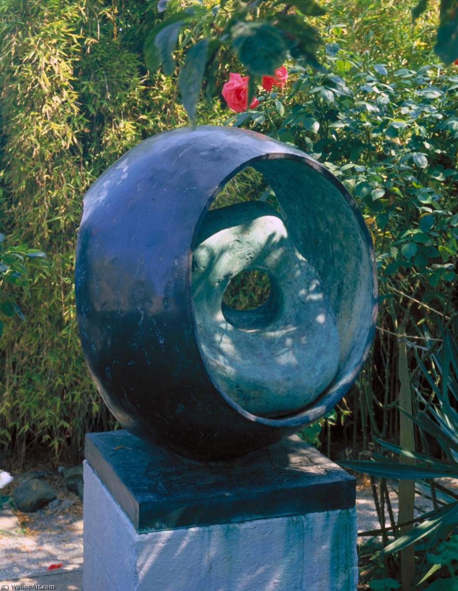 WikiOO.org - Enciclopedia of Fine Arts - Pictura, lucrări de artă Dame Barbara Hepworth - Sphere with Inner Form