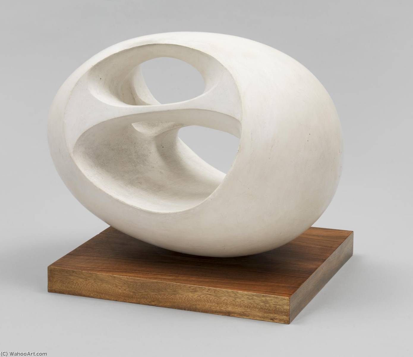 Wikioo.org - Bách khoa toàn thư về mỹ thuật - Vẽ tranh, Tác phẩm nghệ thuật Dame Barbara Hepworth - Oval Sculpture (No. 2)