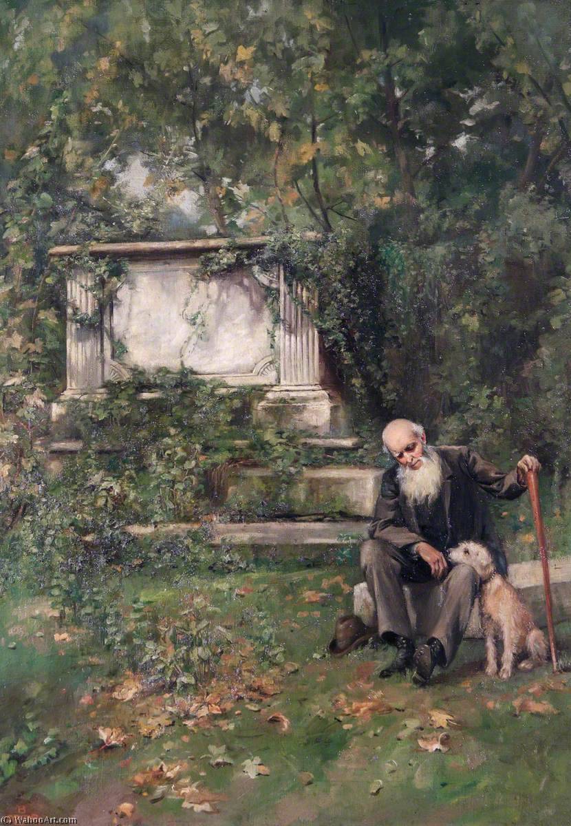 Wikioo.org - The Encyclopedia of Fine Arts - Painting, Artwork by Beatrice Offor - Graveyard Scene