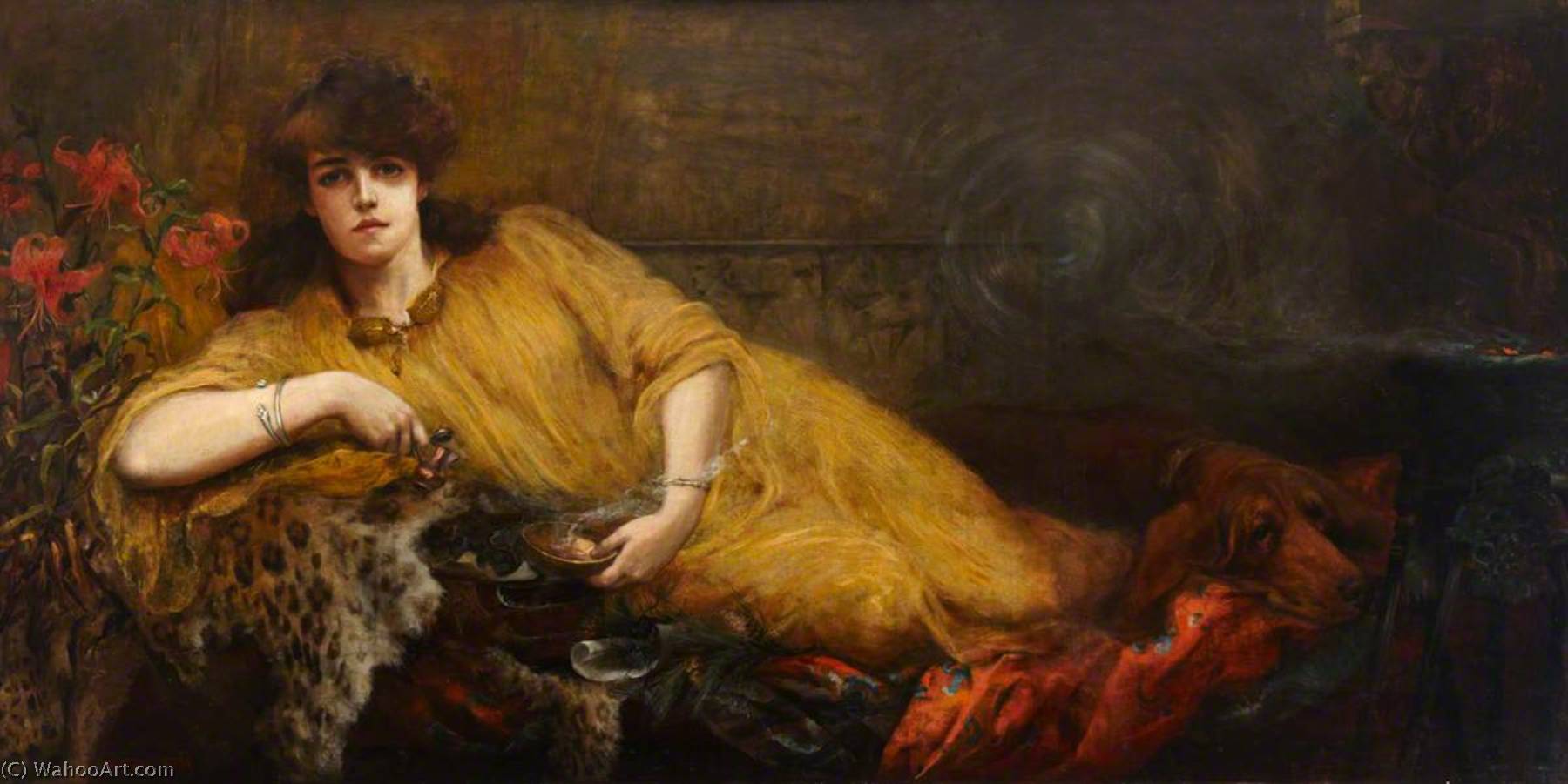 WikiOO.org - Encyclopedia of Fine Arts - Schilderen, Artwork Beatrice Offor - The Love Potion