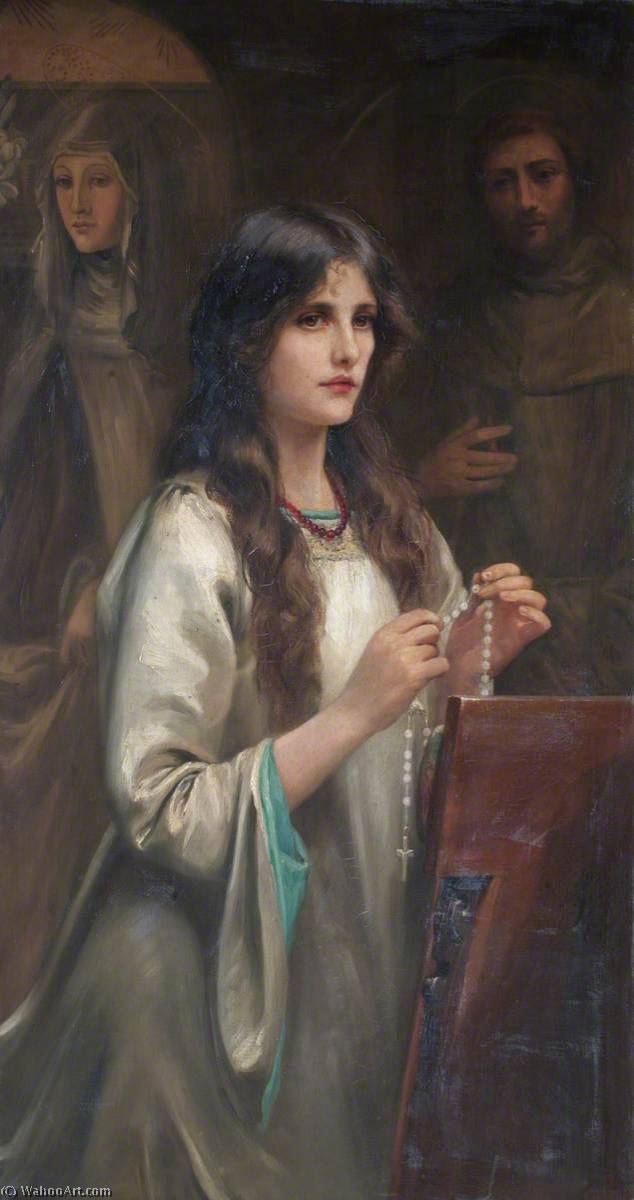 Wikioo.org - The Encyclopedia of Fine Arts - Painting, Artwork by Beatrice Offor - The Rosary