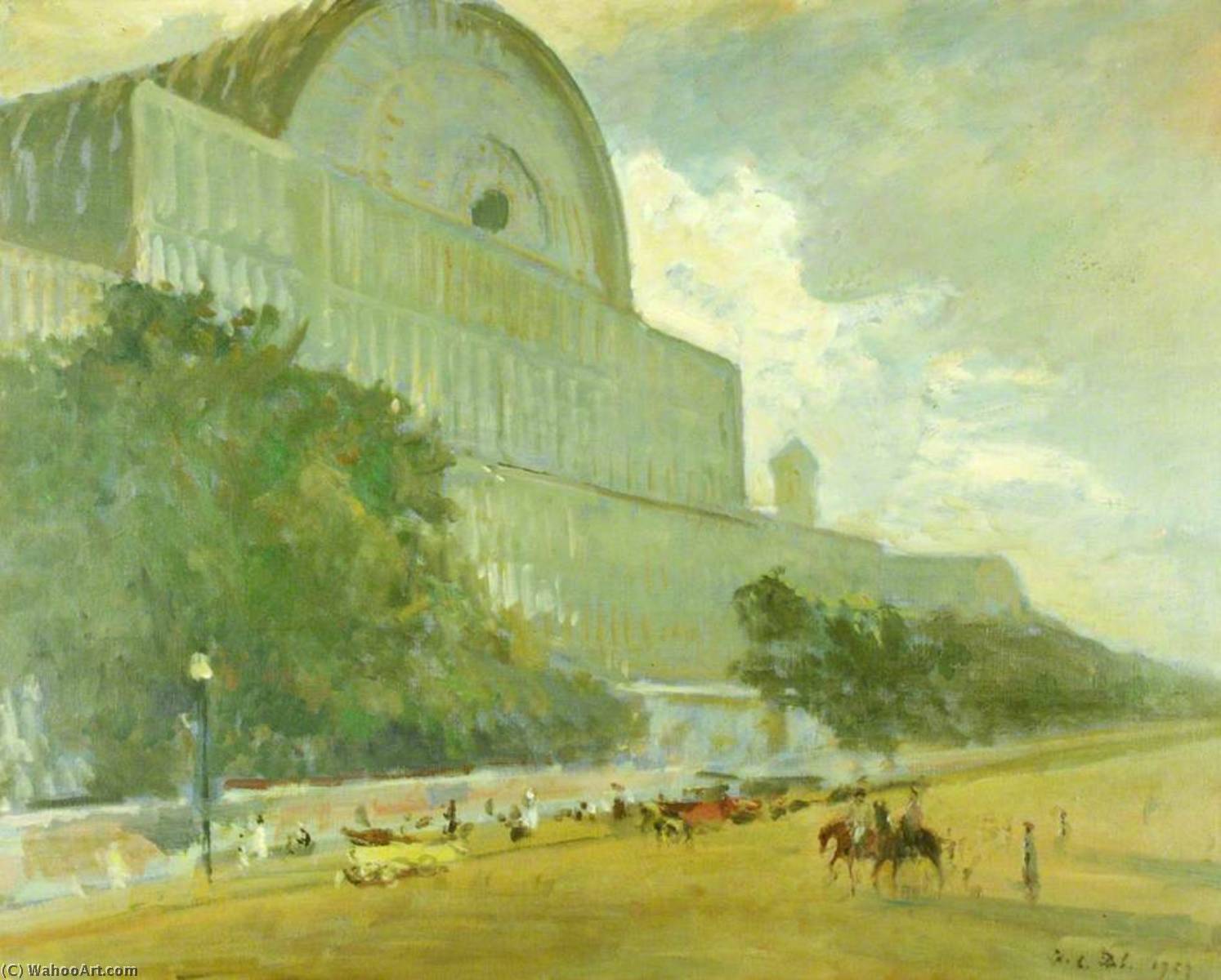 WikiOO.org - Encyclopedia of Fine Arts - Schilderen, Artwork Jacques-Emile Blanche - Crystal Palace