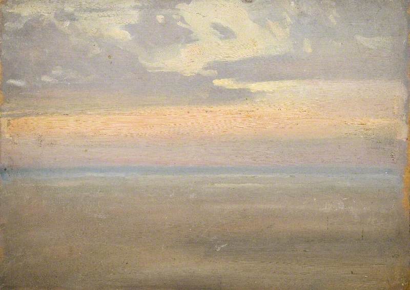 Wikioo.org - The Encyclopedia of Fine Arts - Painting, Artwork by Alfred James Munnings - Study of Dawn Effect, France, 2 April 1918