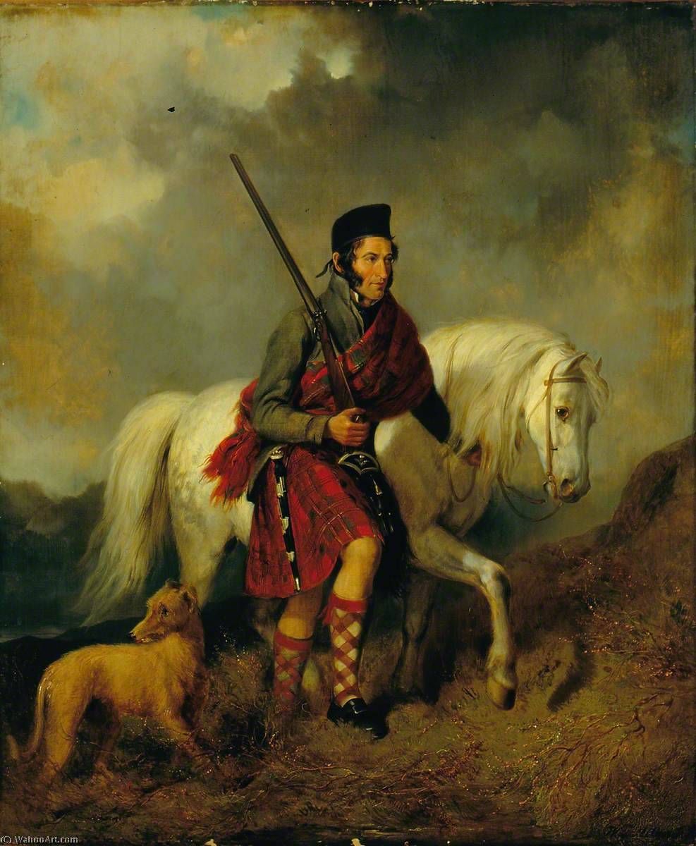 Wikioo.org - The Encyclopedia of Fine Arts - Painting, Artwork by William Allan - Highland Gillie and His Pony