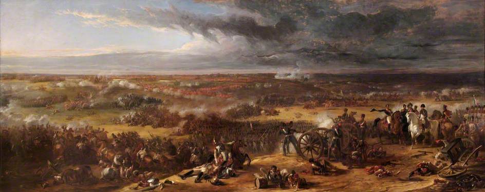 WikiOO.org - 백과 사전 - 회화, 삽화 William Allan - The Battle of Waterloo