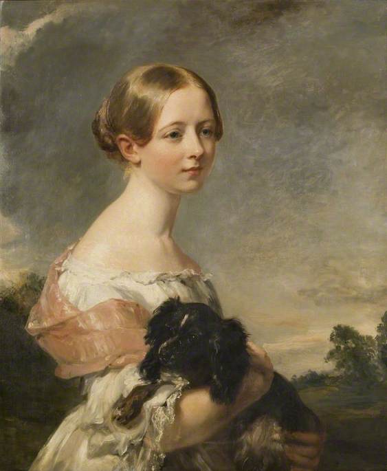 Wikioo.org - The Encyclopedia of Fine Arts - Painting, Artwork by Margaret Sarah Carpenter - Miss Theobald (probably Frances Jane, 1825–1841)