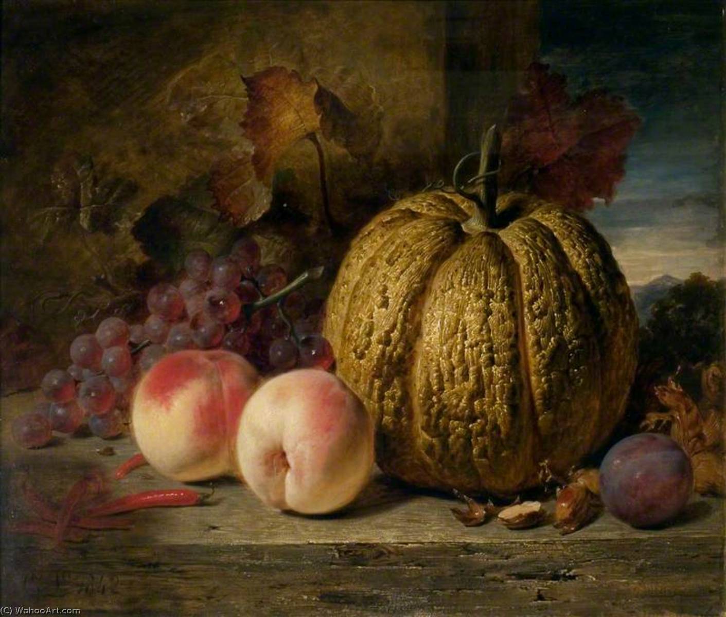 Wikioo.org - The Encyclopedia of Fine Arts - Painting, Artwork by George Lance - Fruit