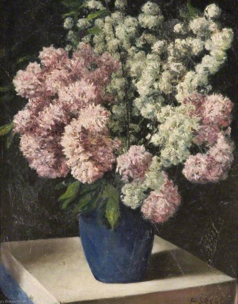 WikiOO.org - Encyclopedia of Fine Arts - Schilderen, Artwork Arthur Segal - Flower Study