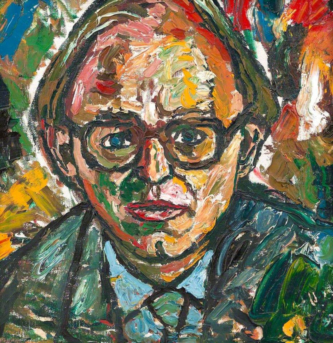 Wikioo.org - The Encyclopedia of Fine Arts - Painting, Artwork by John Randall Bratby - The Right Honourable Michael Foot, MP