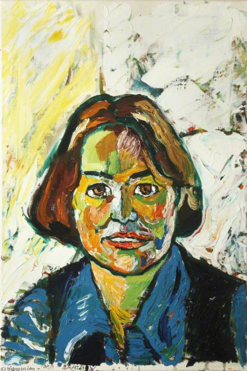Wikioo.org - The Encyclopedia of Fine Arts - Painting, Artwork by John Randall Bratby - Kathy Wilkes, Fellow and Tutor in Philosophy