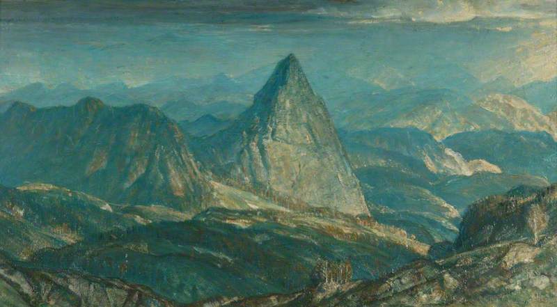 WikiOO.org - אנציקלופדיה לאמנויות יפות - ציור, יצירות אמנות Charles John Holmes - The Mythen, Switzerland